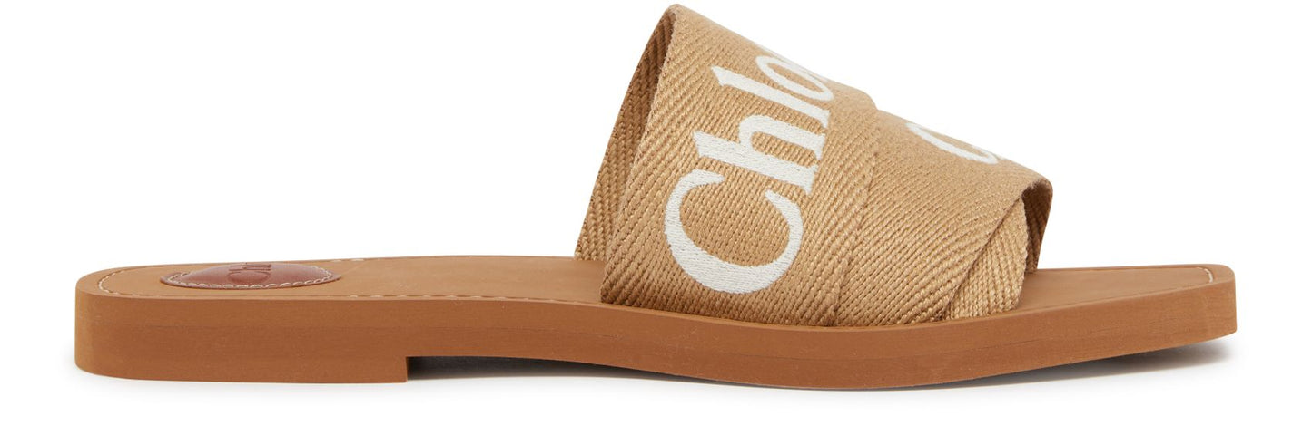 CHLOE Woody flat slides