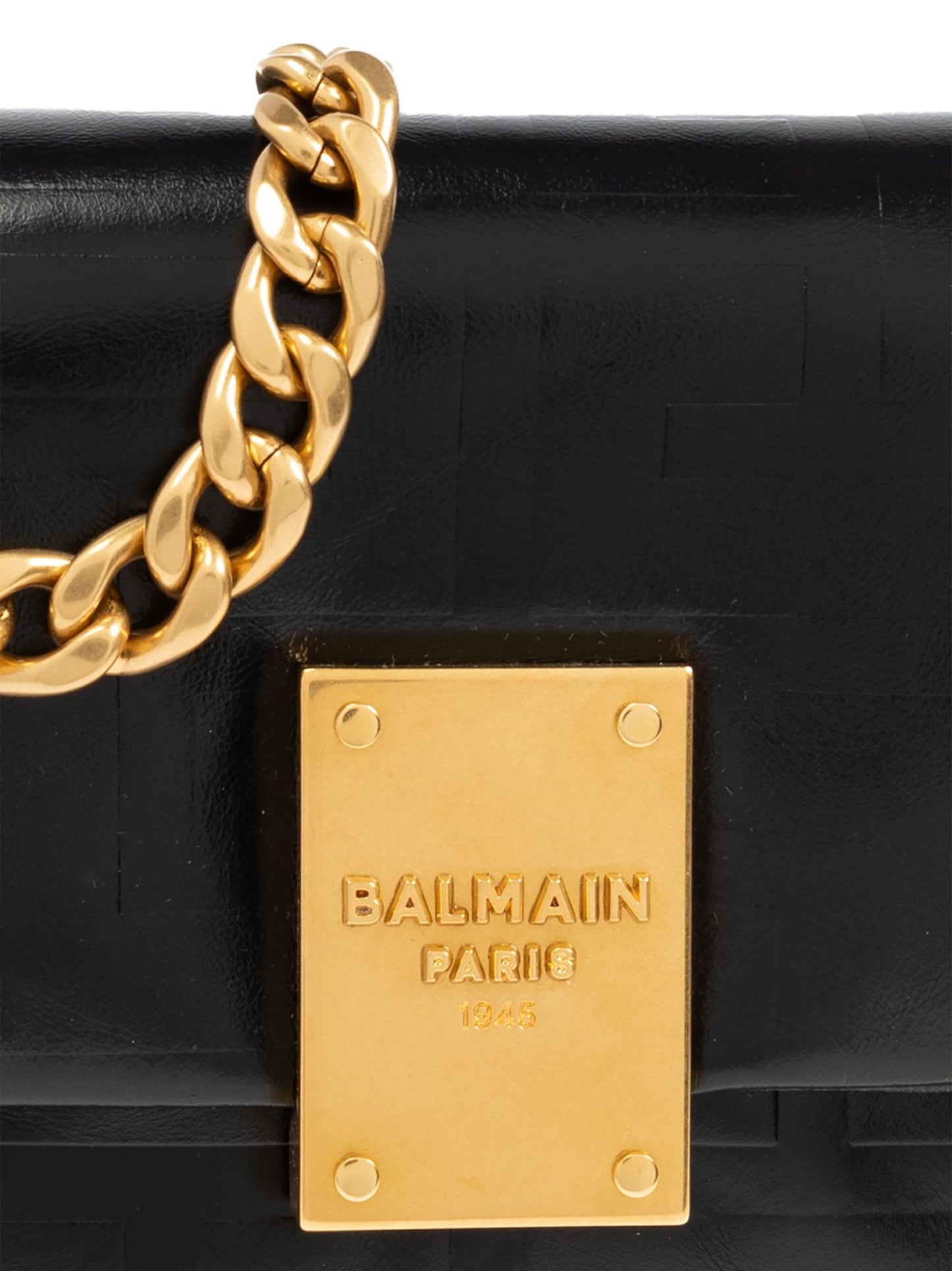 Balmain logo-plaque cross body bag