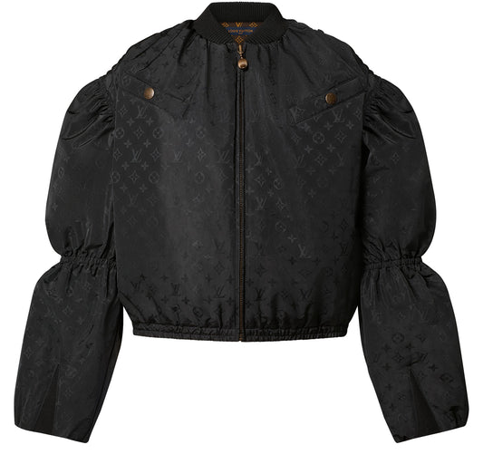 LOUIS VUITTON Bishop Sleeves Bomber Jacket