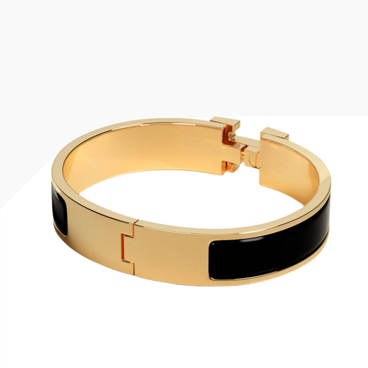 Hermès Noir Clic H bracelet