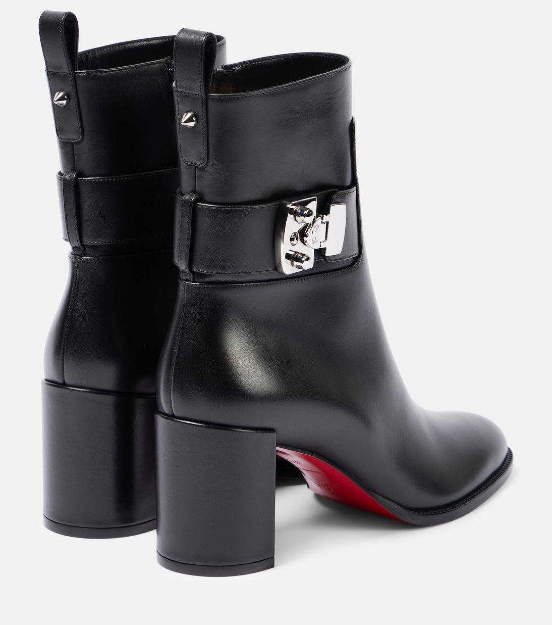 Christian Louboutin Booty Lock 70 leather ankle boots