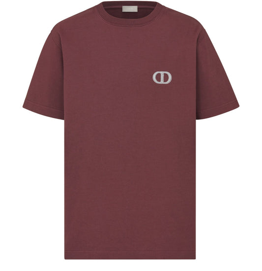 DIOR CD embroidery t-shirt