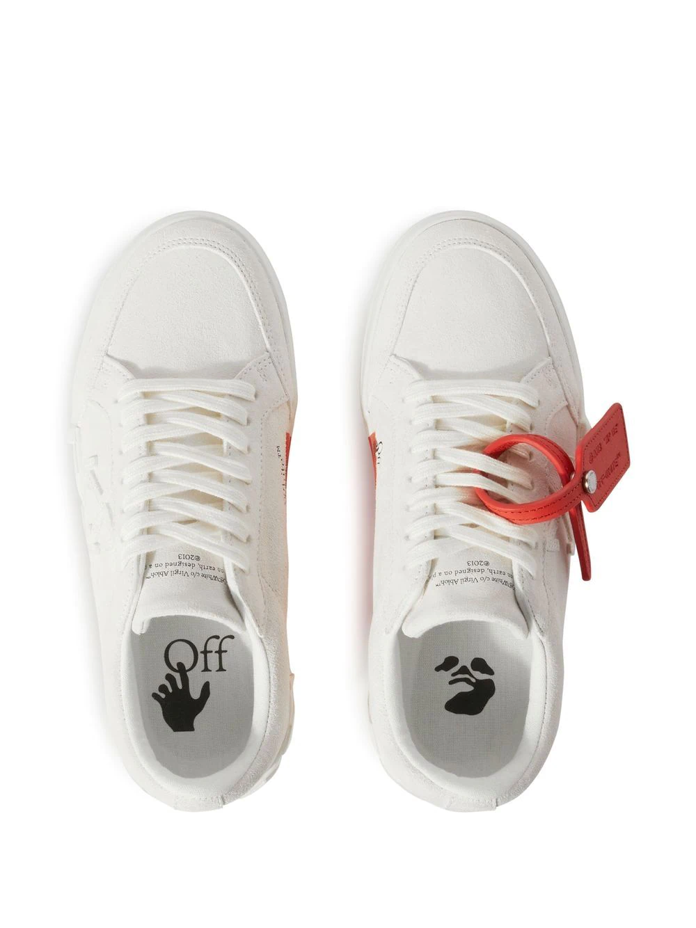 Off-White Low Baskets en daim vulcanisé