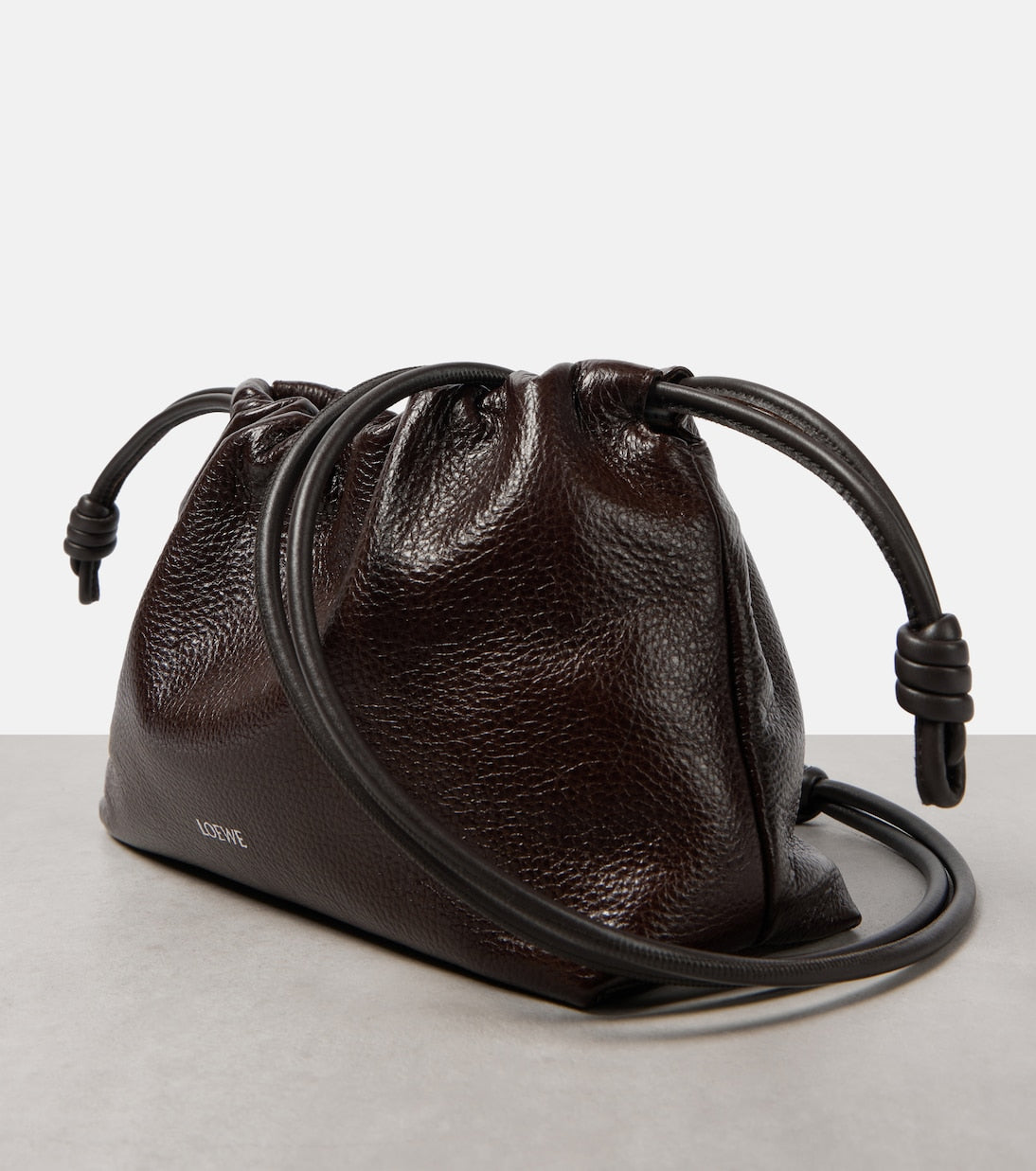 LOEWE Flamenco Small leather bucket bag