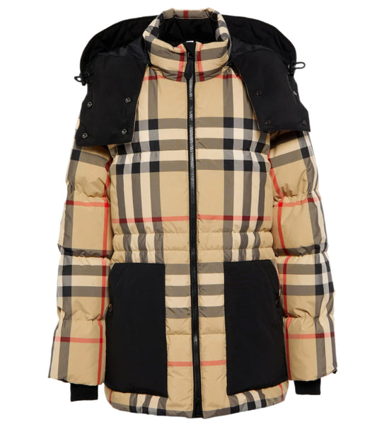 Burberry Check puffer jacket