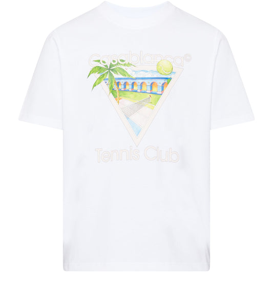 CASABLANCA Unisex printed Tennis Club logo T-shirt