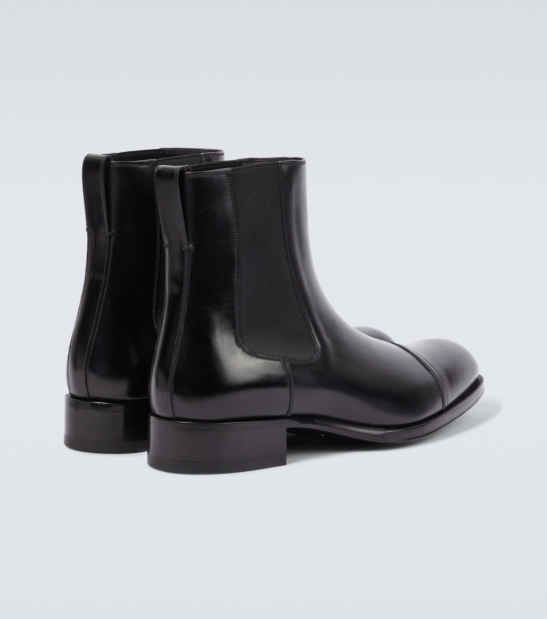 Tom Ford Edgar polished leather Chelsea boots