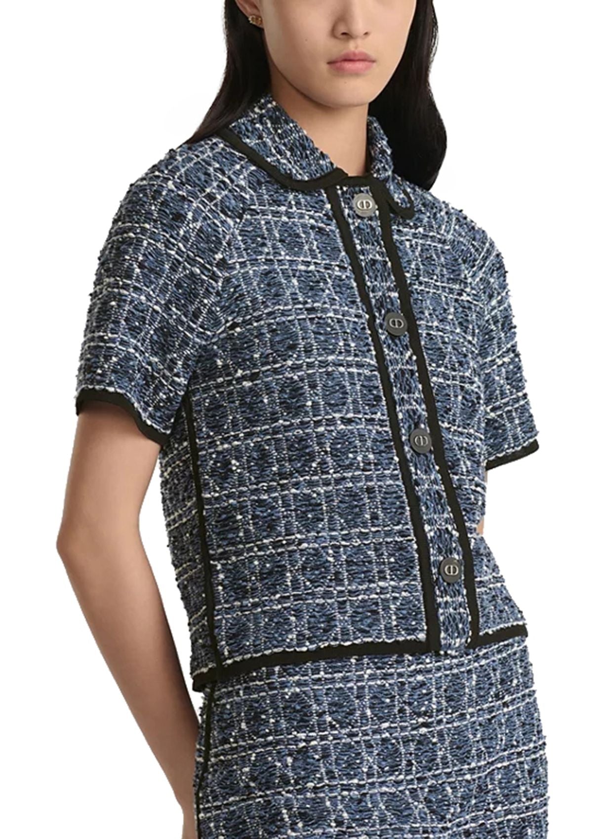 DIOR Short-Sleeved Cannage Jacket