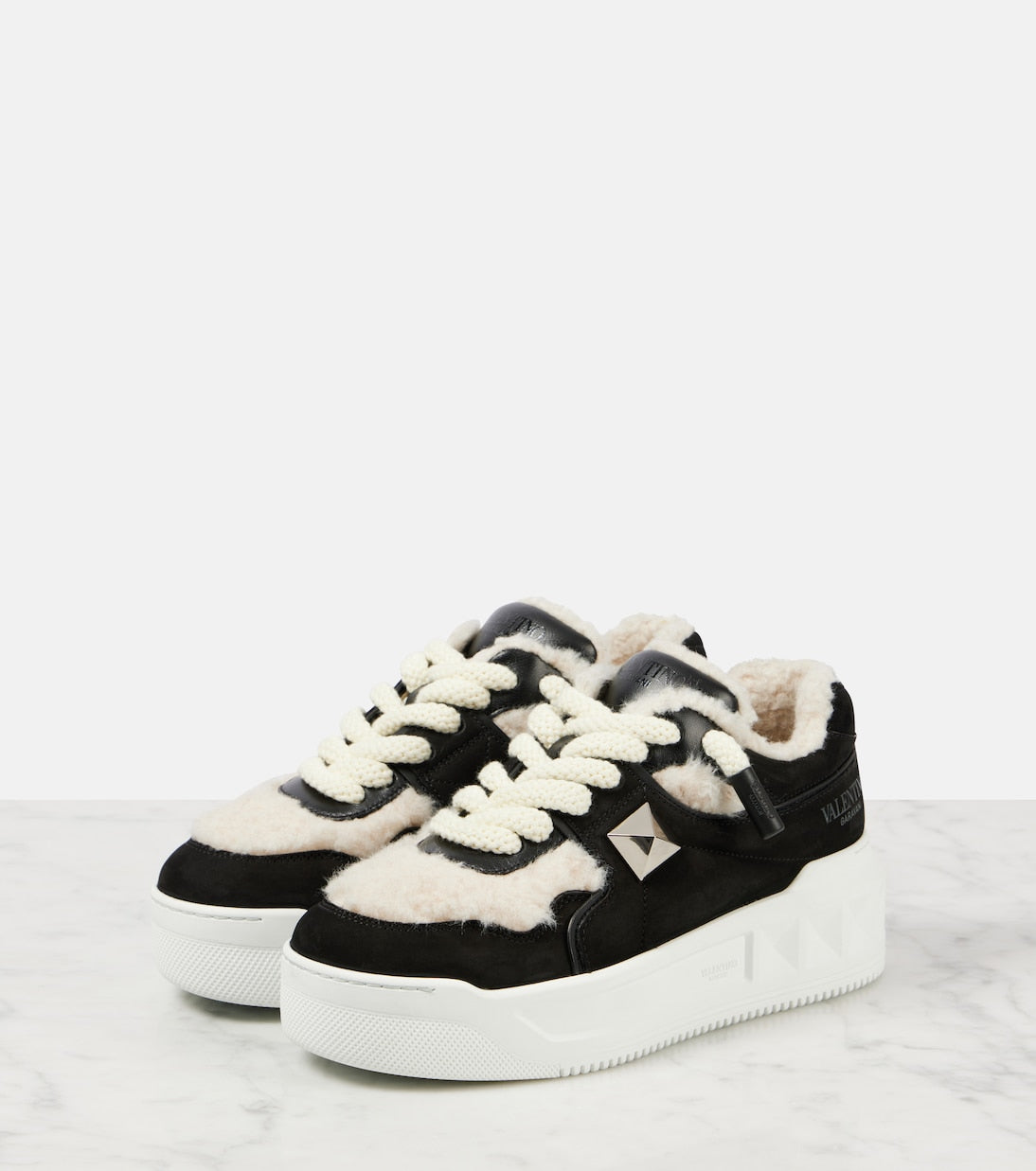 VALENTINO GARAVANI One Stud XL leather sneakers