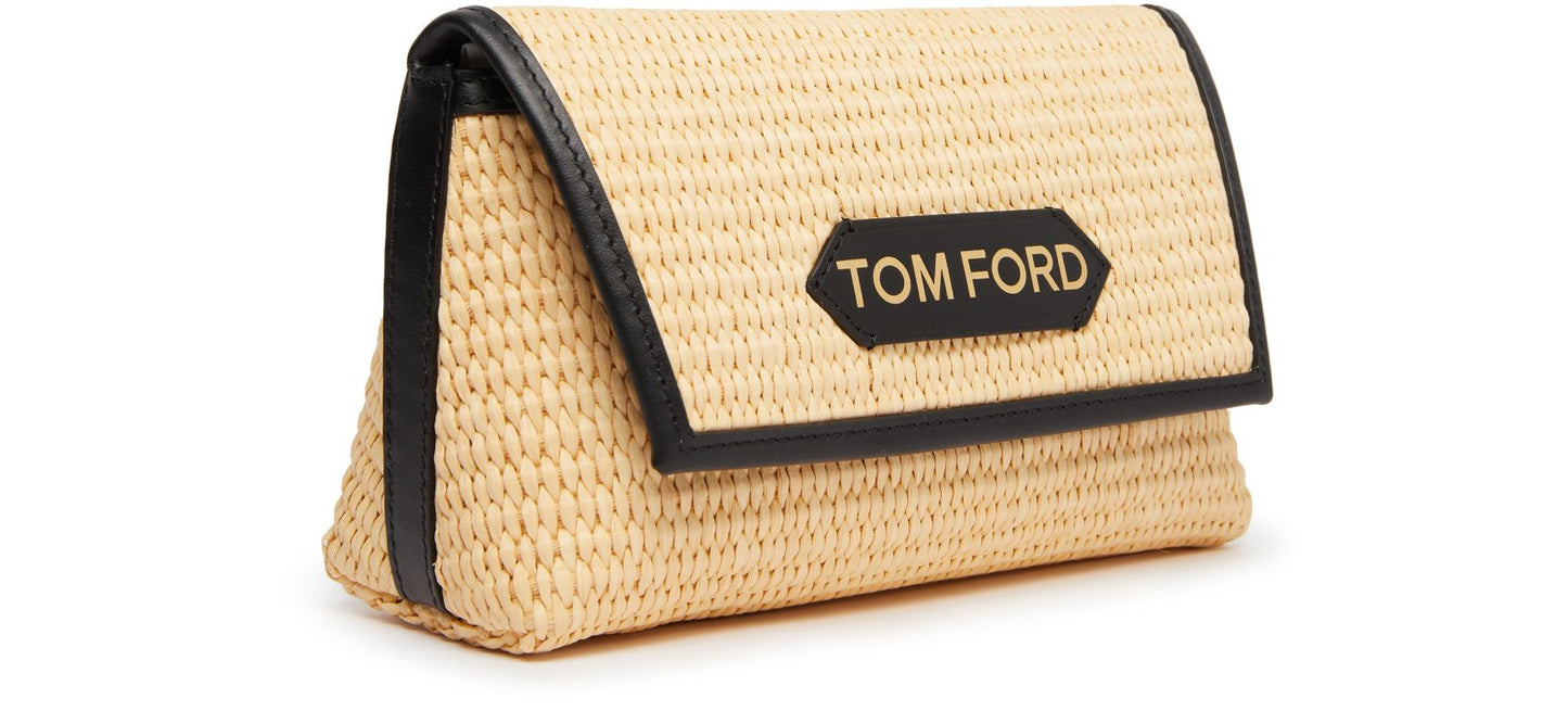 TOM FORD Mini bag with raffia chain