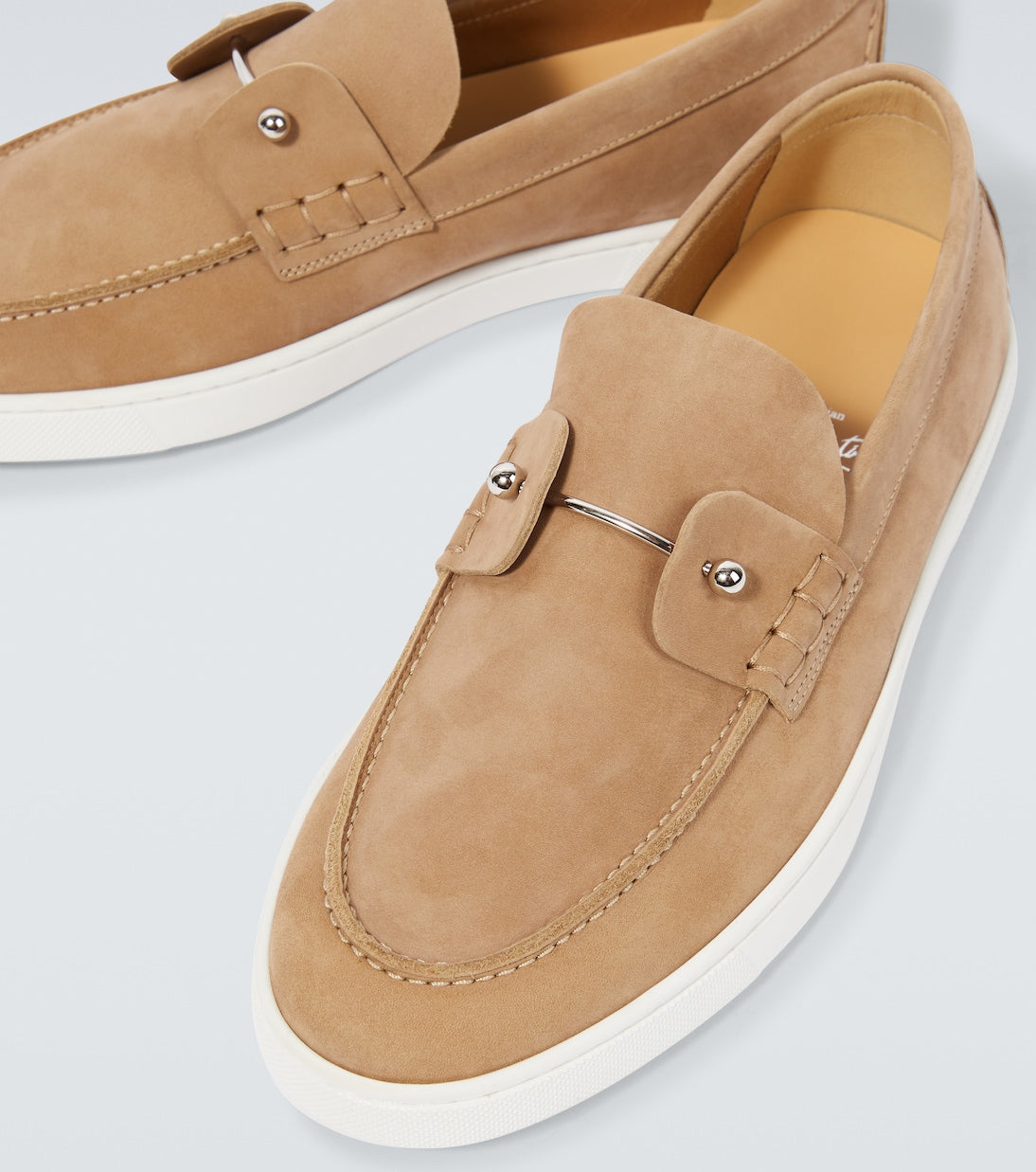 Christian Louboutin Chambeliboat leather boat shoes