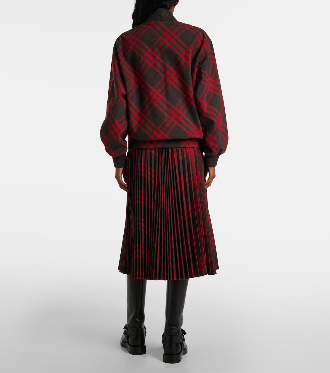 BURBERRY Burberry Check bomber jacket