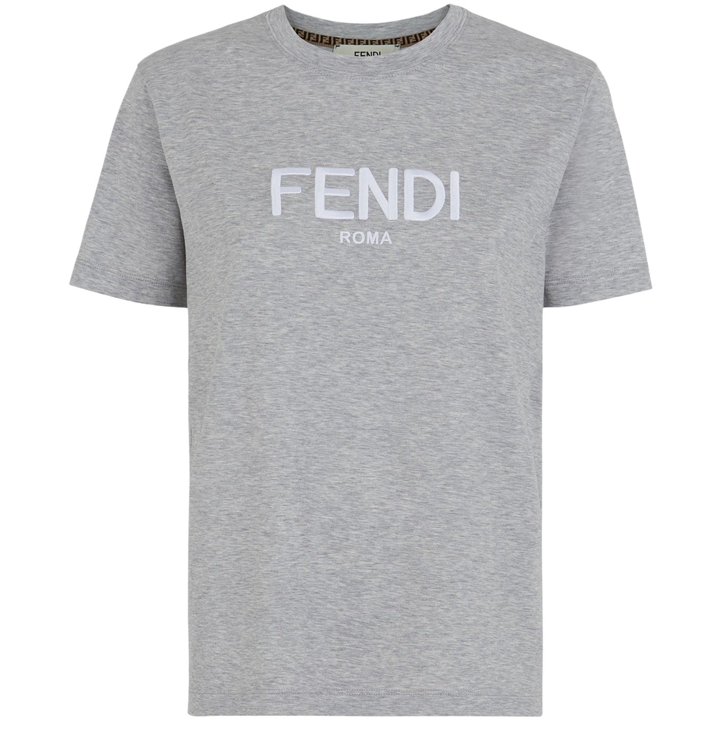 FENDI Regular-fit T-shirt with crew neck