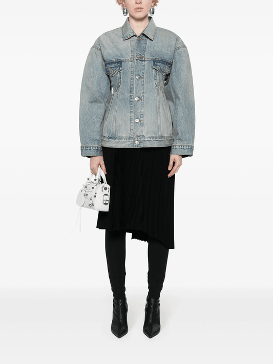 Balenciaga Hourglass denim jacket