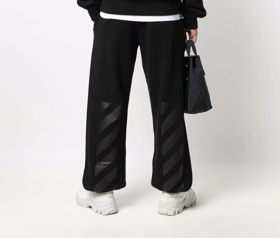 Off-White Pantalon de survêtement à rayures Diag