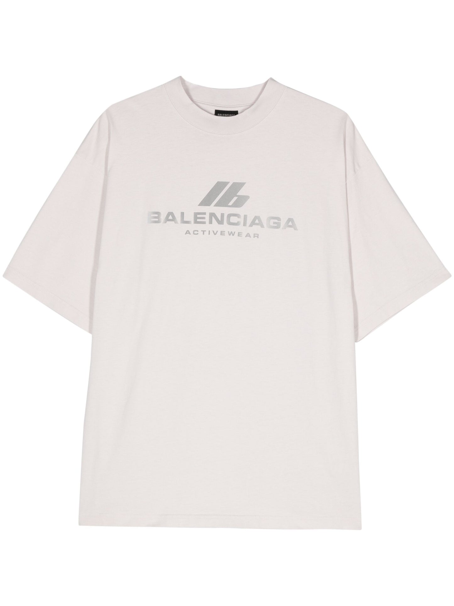 Balenciaga reflective-logo cotton T-shirt