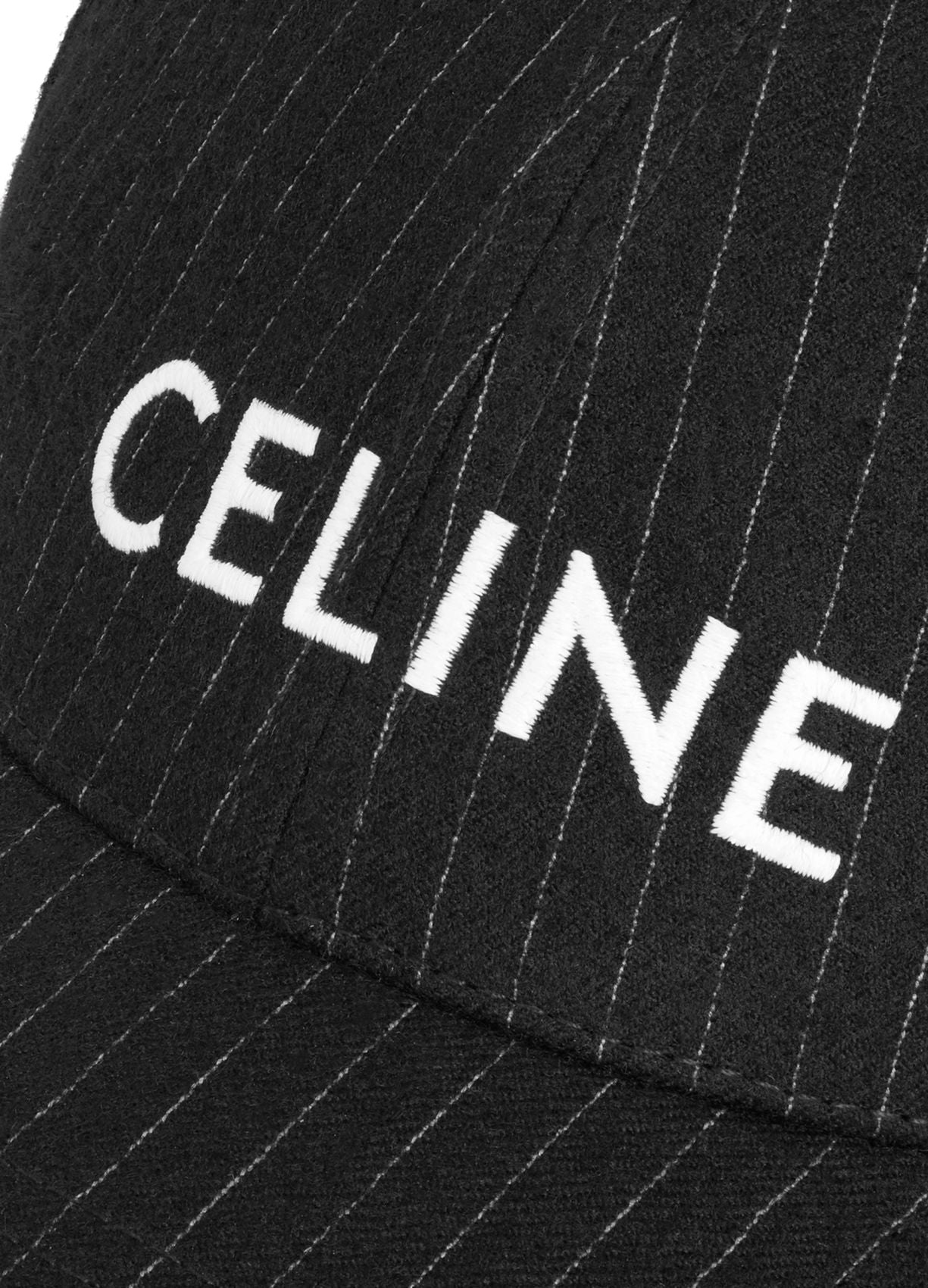 CELINE Celine wiltern baseball cap in striped flannel