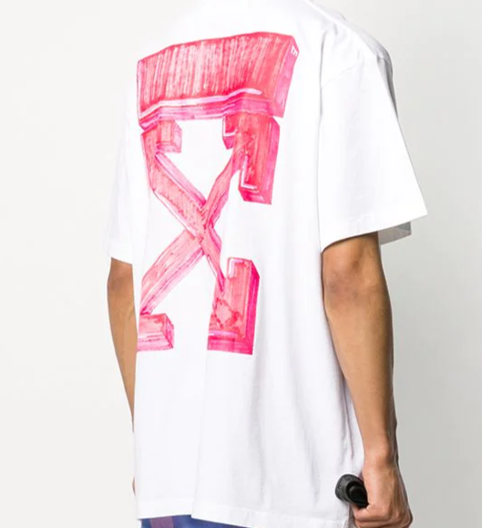 Off-White camiseta con cuello redondo Marker Arrows