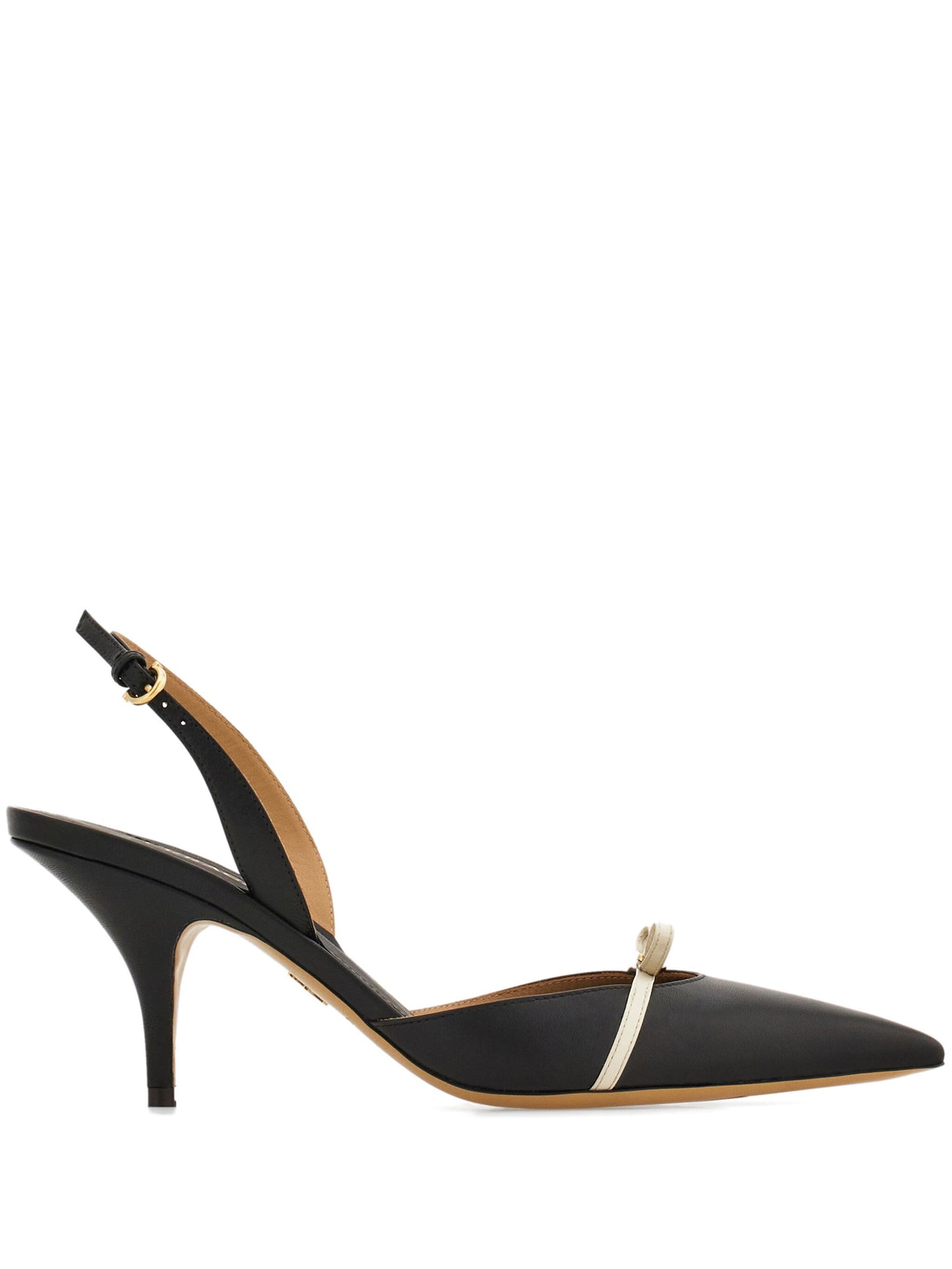 Ferragamo 70mm leather slingback pumps