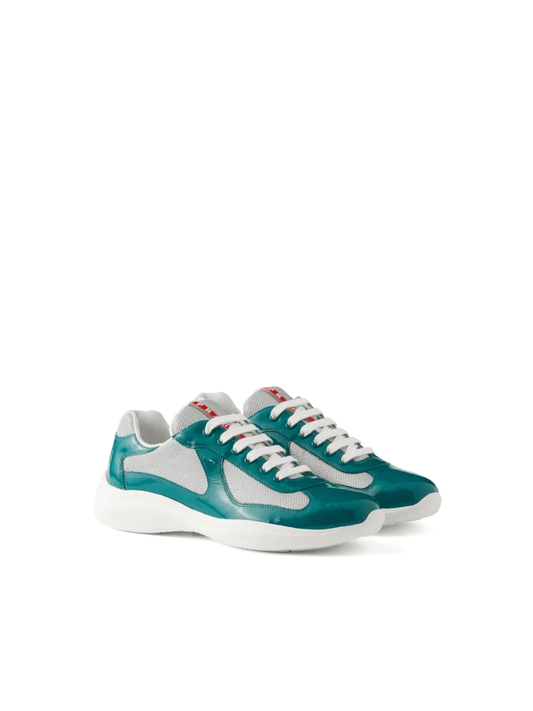 Prada America's Cup light blue sneakers