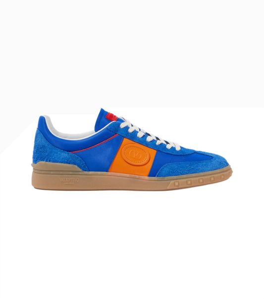 Valentino Garavani Upvillage leather-trimmed sneakers