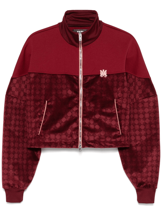 AMIRI MA-monogram velvet jacket