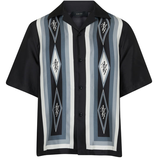 AMIRI Camisa Diamond Bowling manga corta