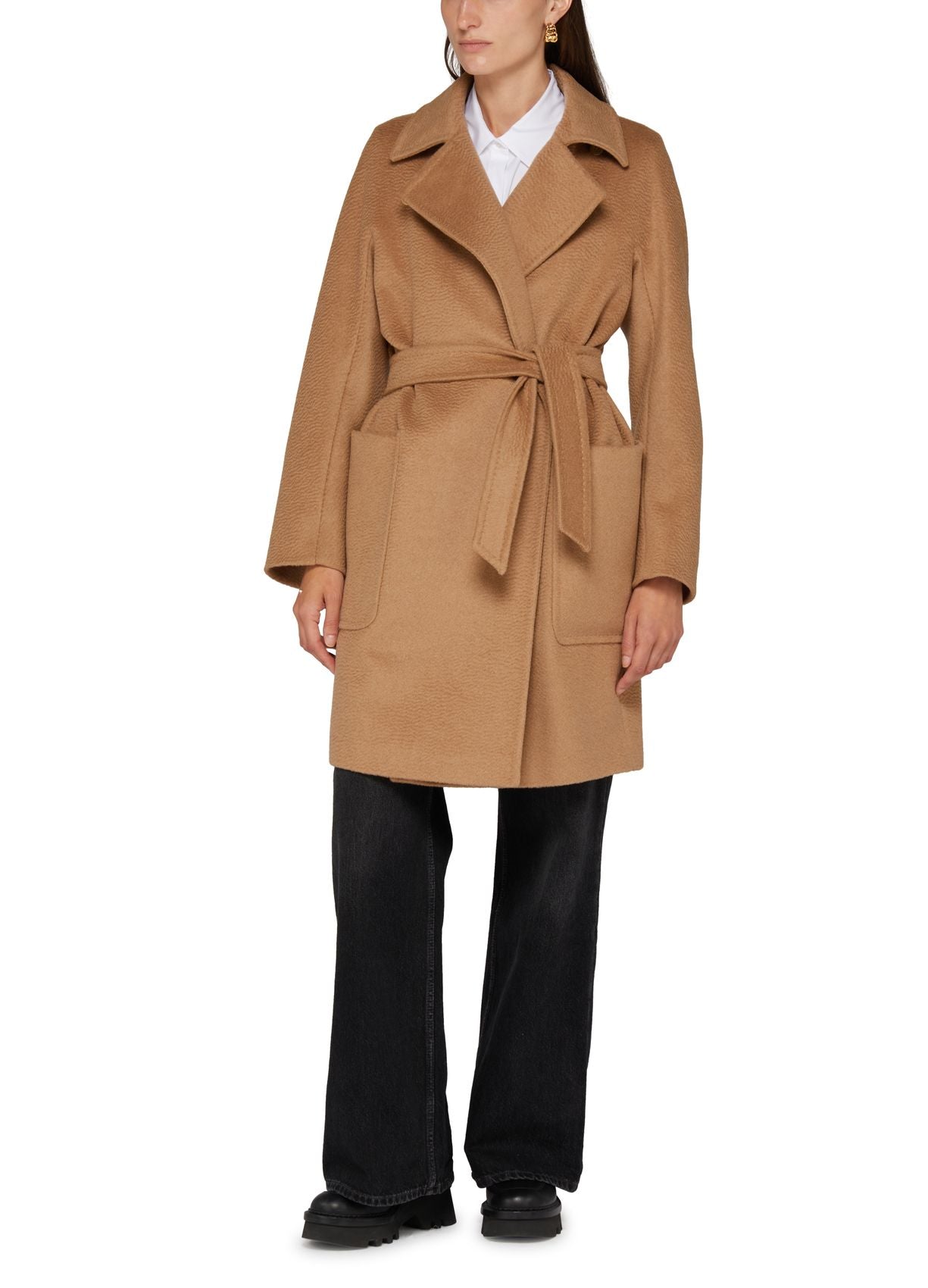 MAX MARA Arcella belted camel coat