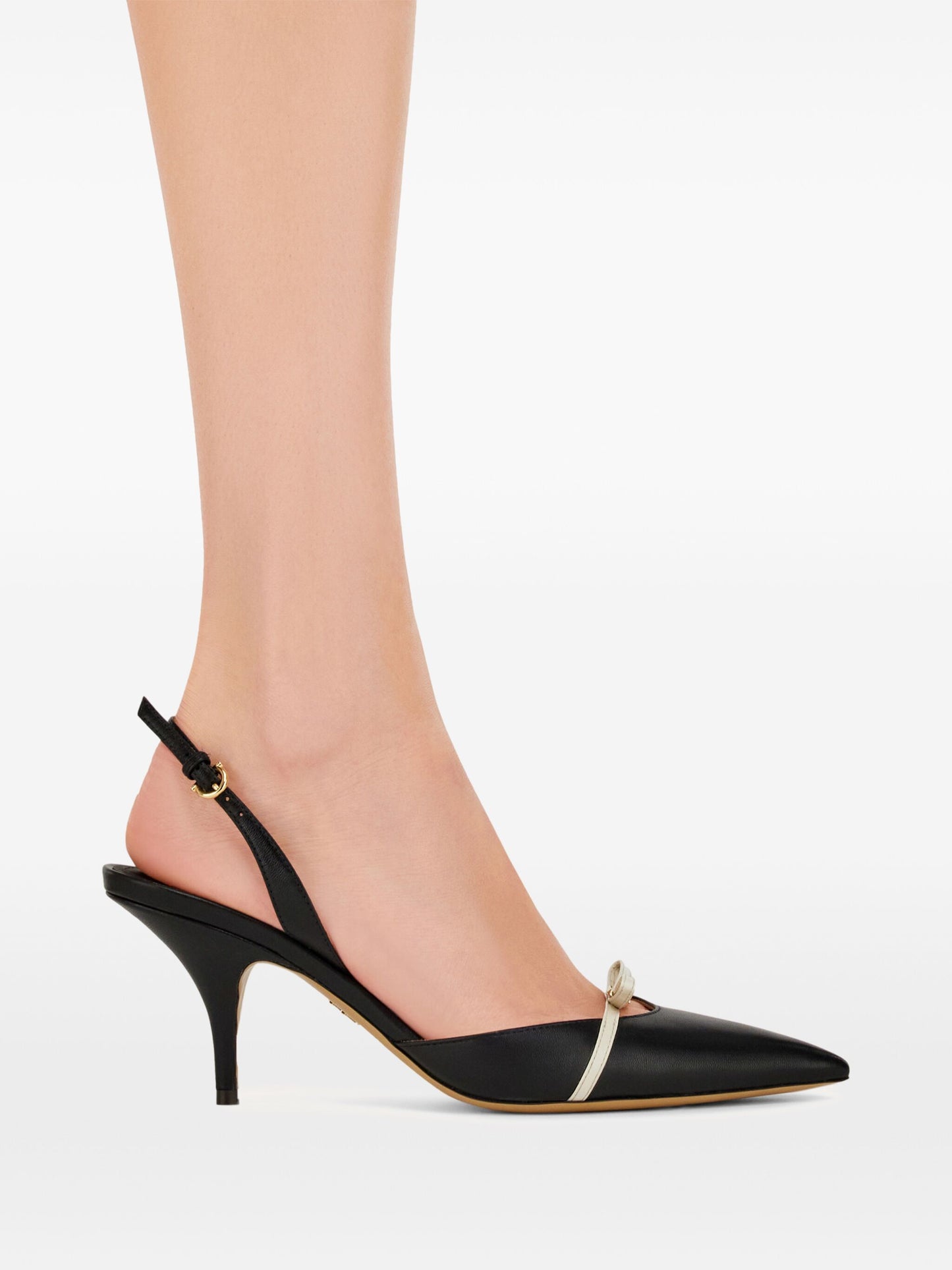 Ferragamo 70mm leather slingback pumps