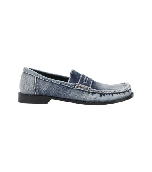 Loewe Campo denim penny loafers