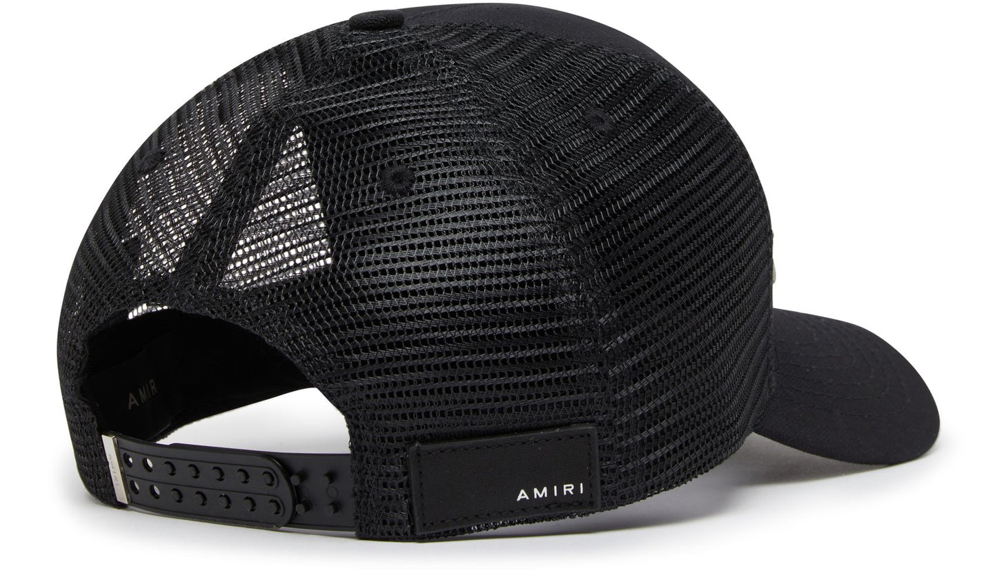 Casquette trucker étoile en cuir AMIRI