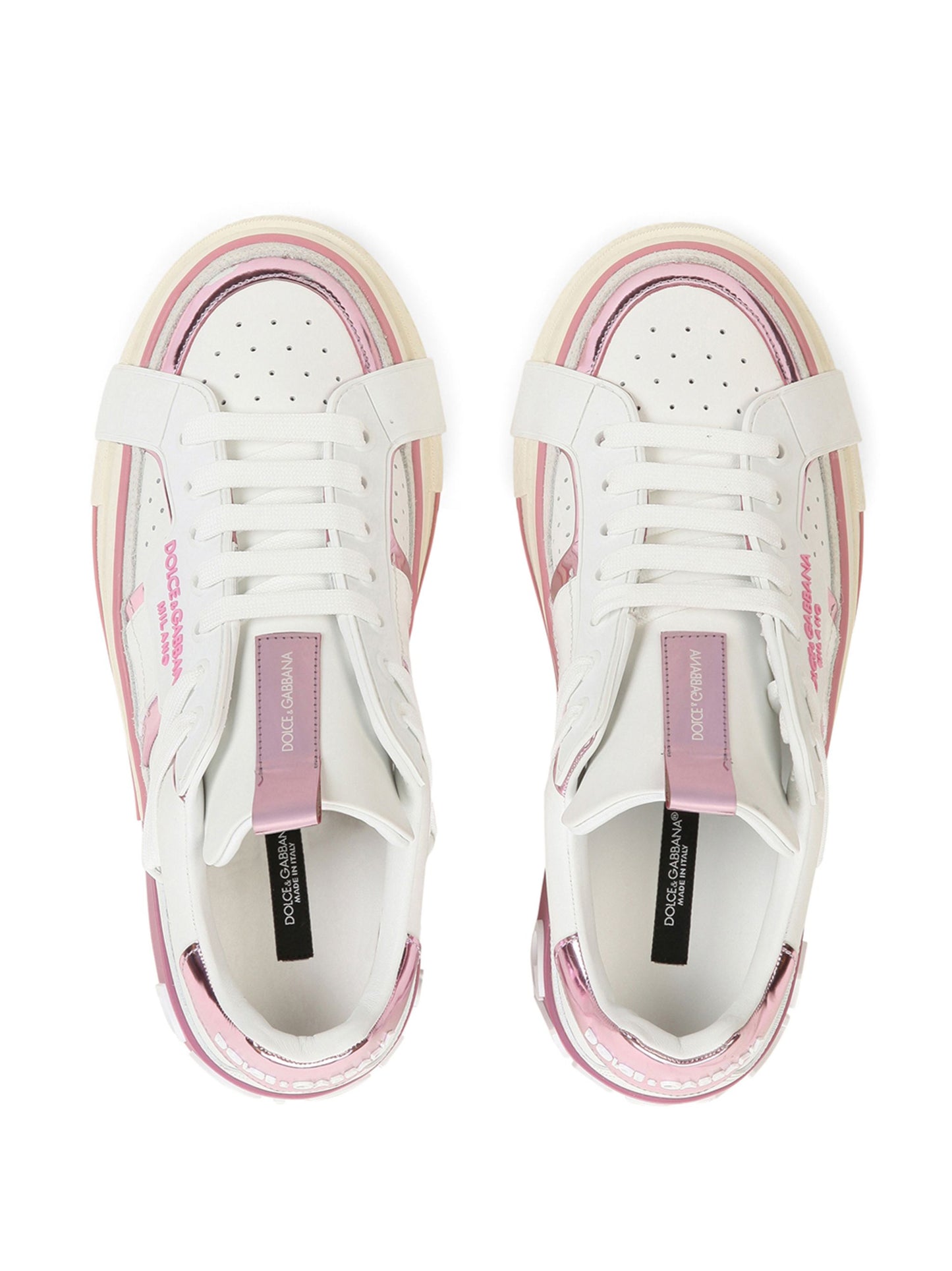 Dolce & Gabbana logo-stripe low-top sneakers