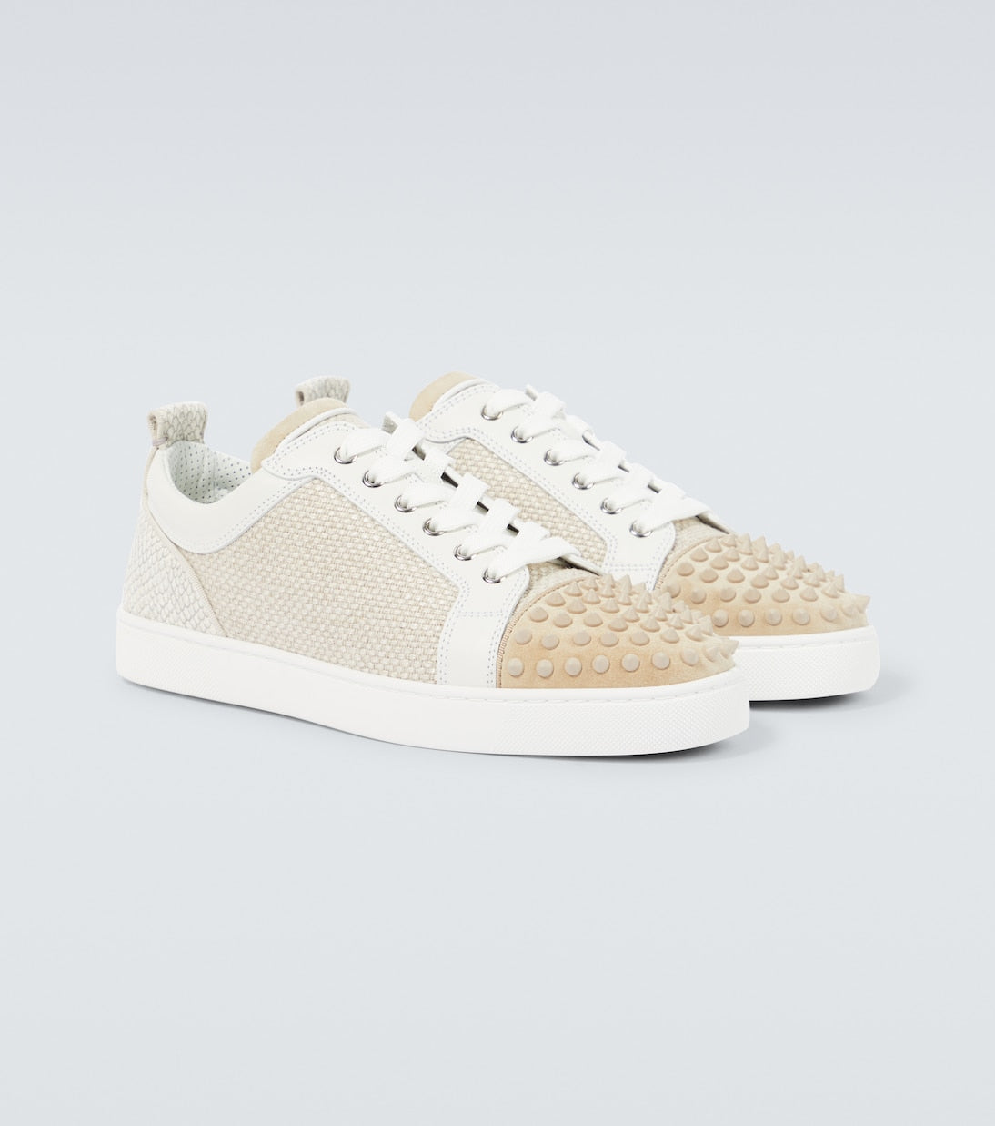 Christian Louboutin Louis Junior Spikes canvas sneakers