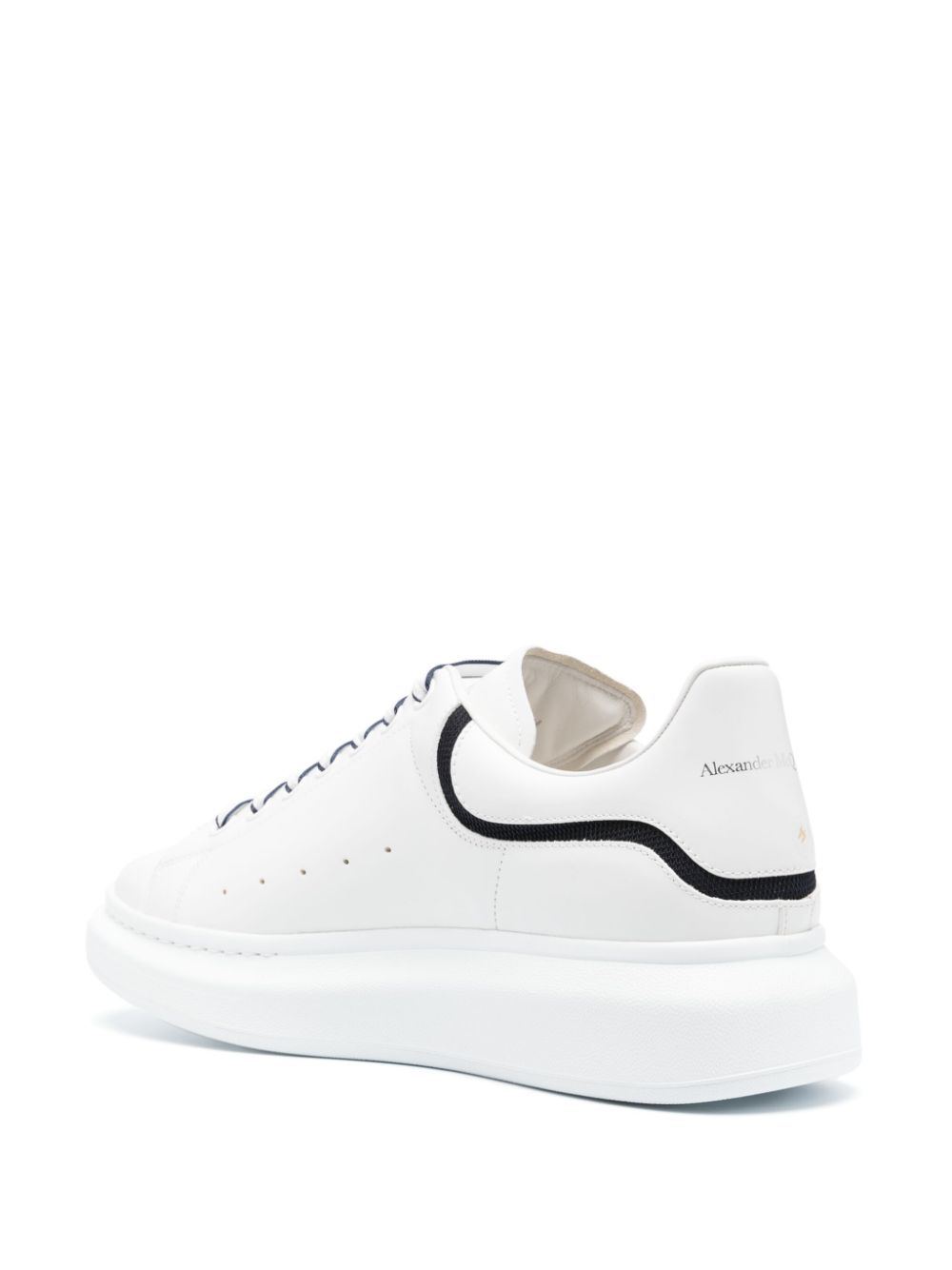 Alexander McQueen Oversized lace-up leather sneakers