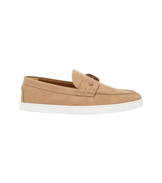 Christian Louboutin Chambeliboat leather boat shoes