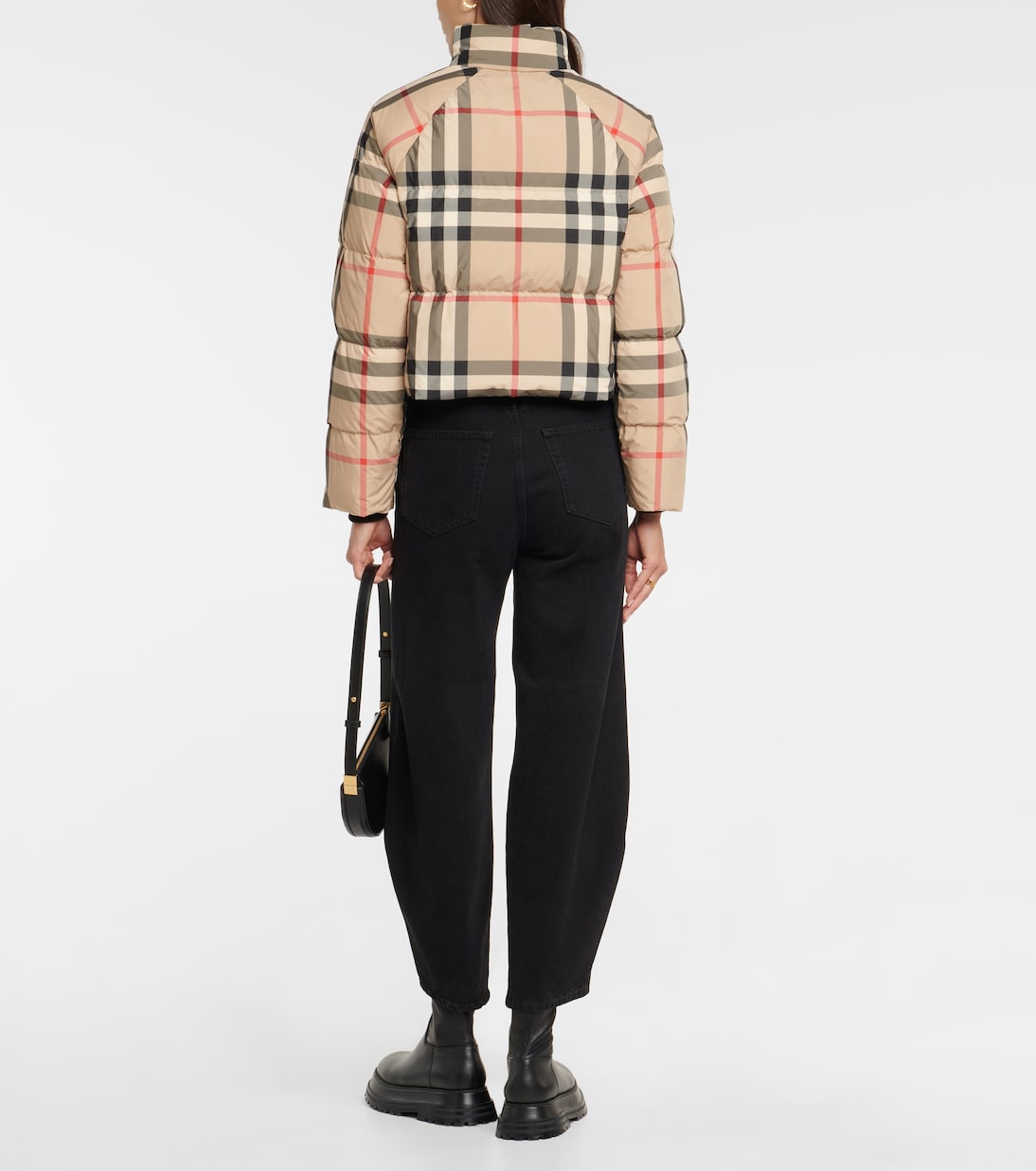 Burberry Check puffer jacket