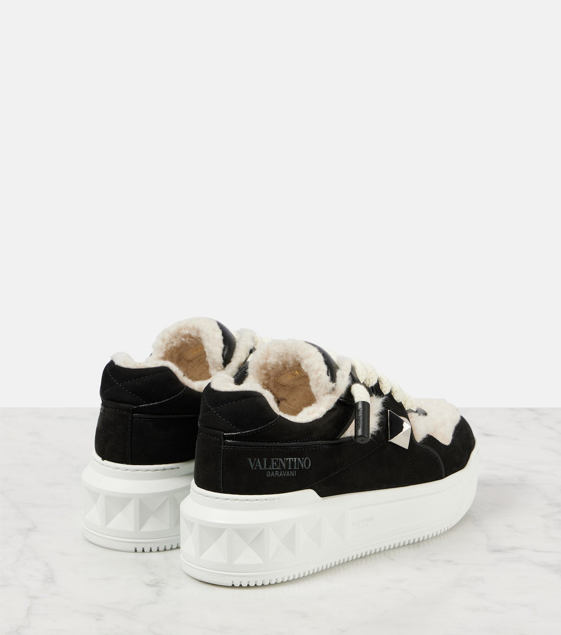 VALENTINO GARAVANI One Stud XL leather sneakers