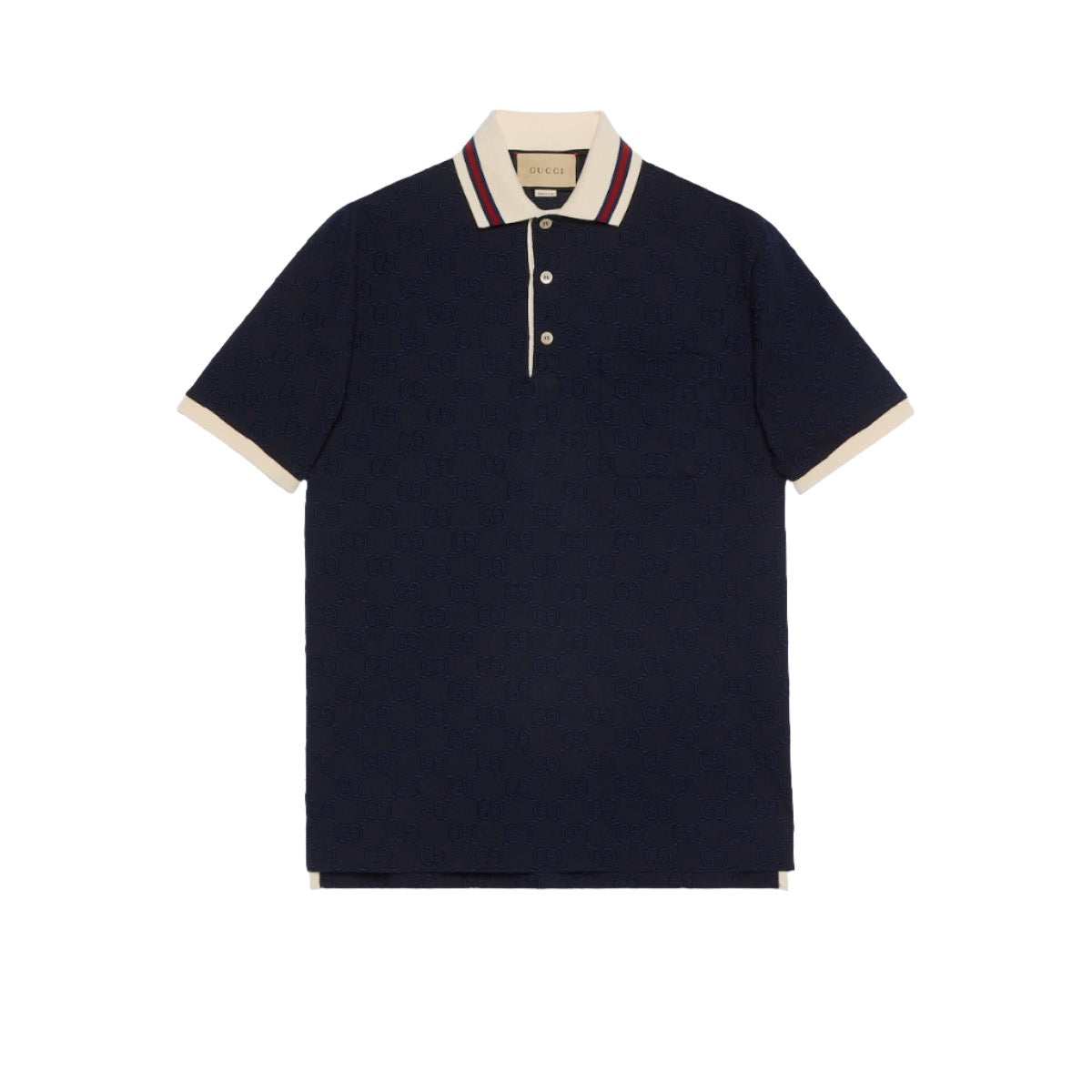 Gucci COTTON POLO SHIRT  GG EMBROIDERY