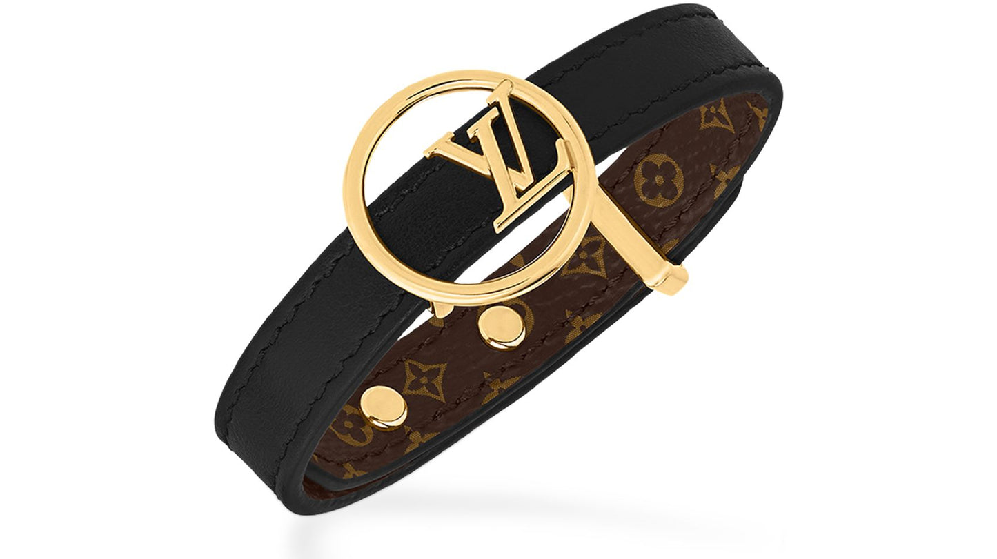 LOUIS VUITTON LV Eclipse Leather Bracelet