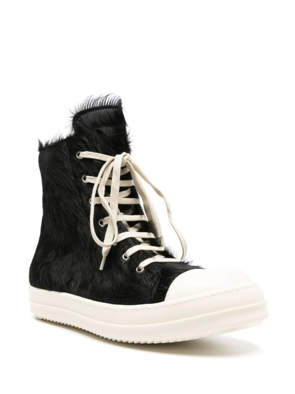 Rick Owens leather high-top sneakers