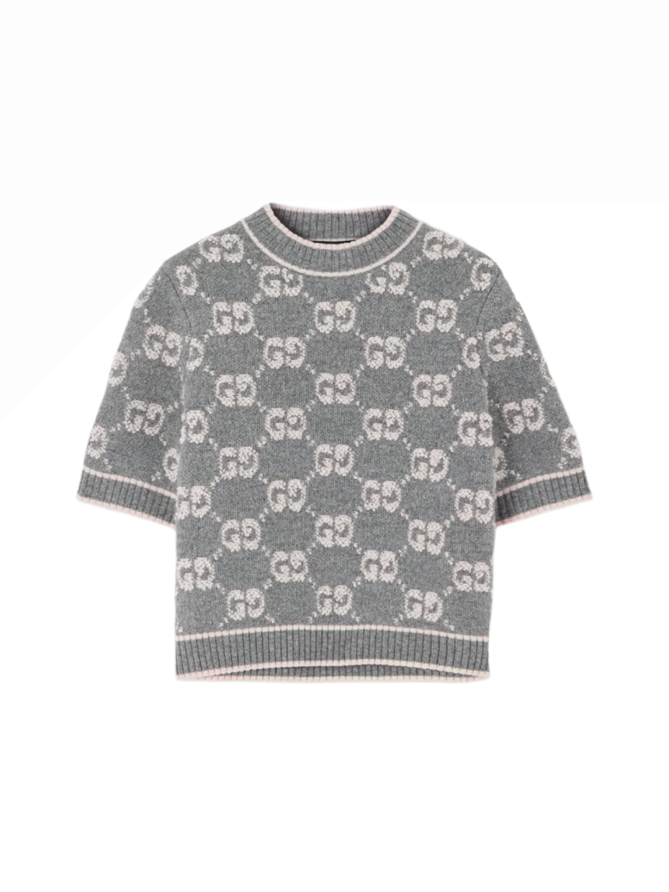 GUCCI Jacquard-knit wool-bouclé sweater