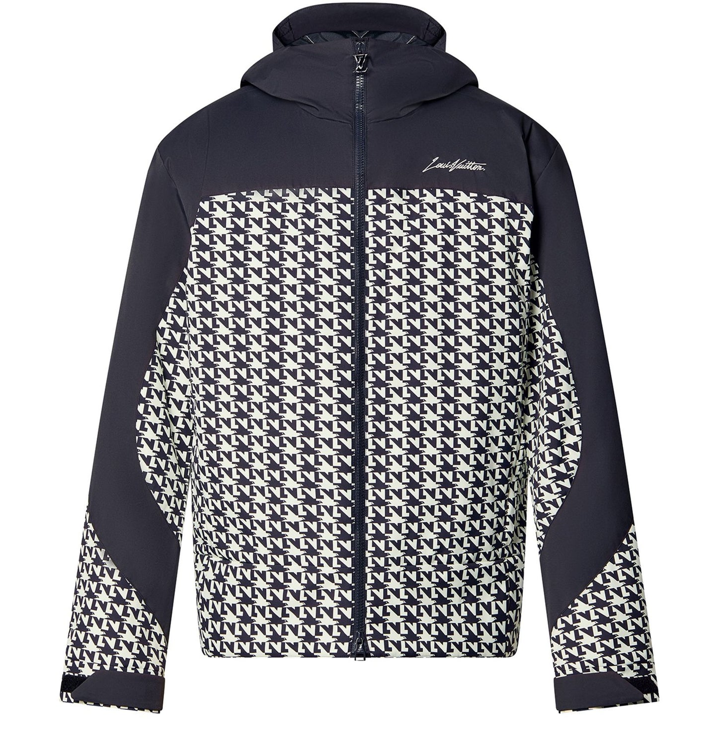 LOUIS VUITTON Bicolor Padded Hooded Blouson