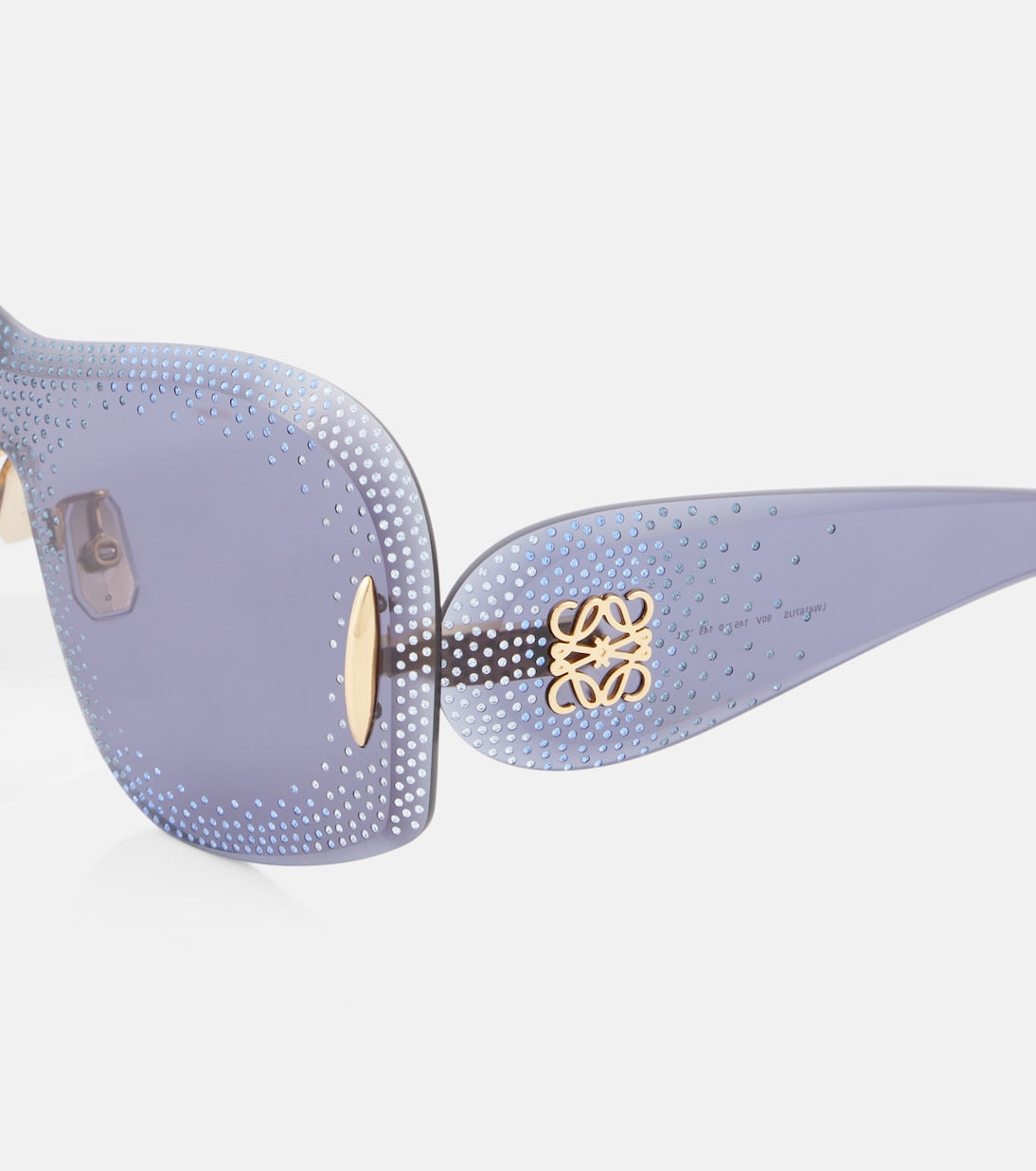 LOEWE Anagram embellished mask sunglasses