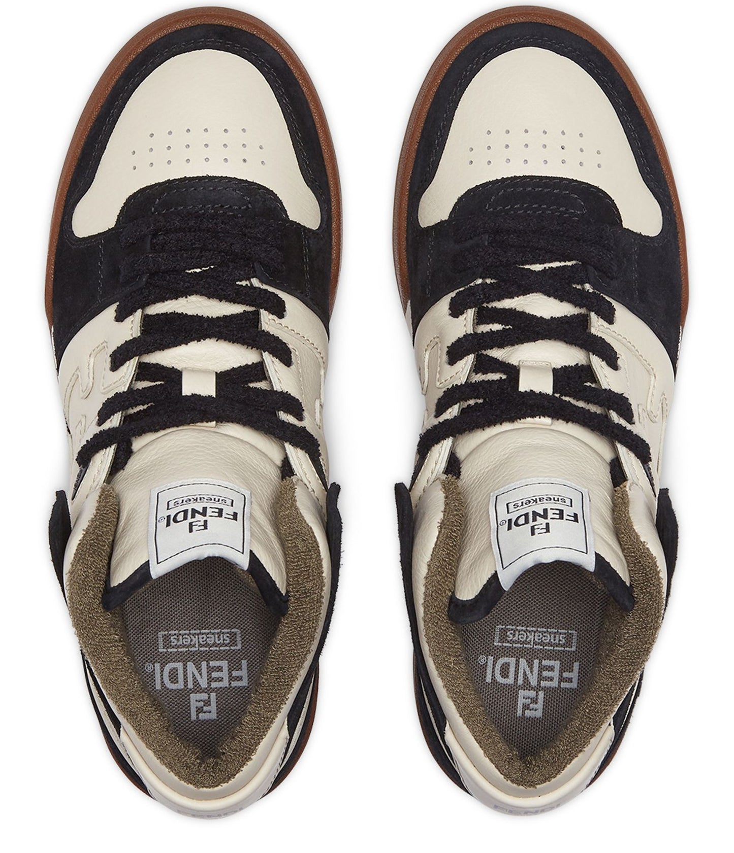 FENDI Match lace-up sneakers