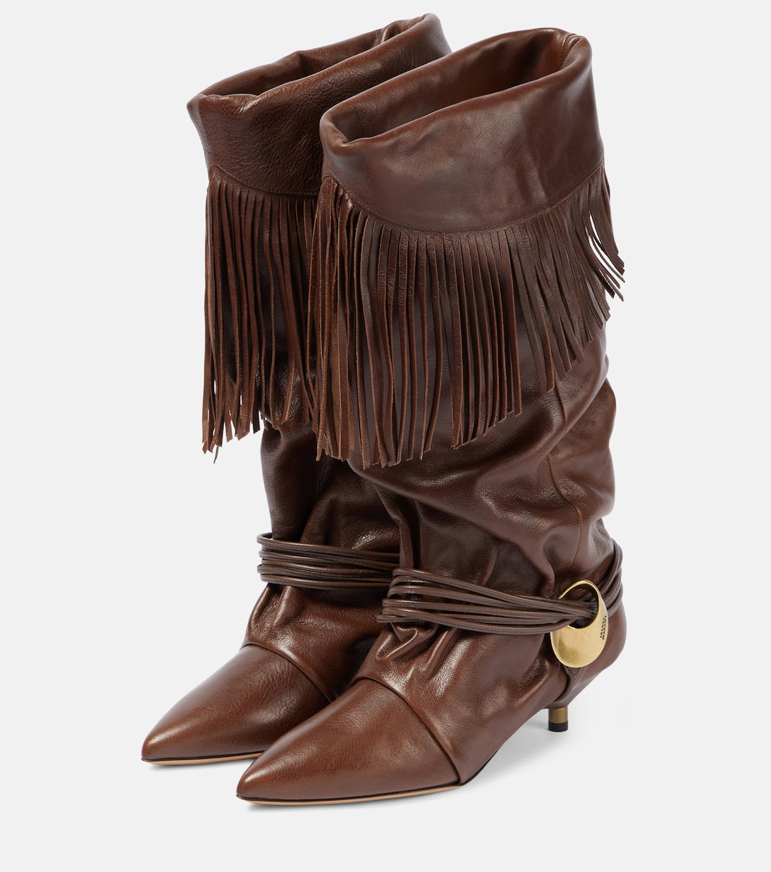 ISABEL MARANT Elten 45 fringed leather boots