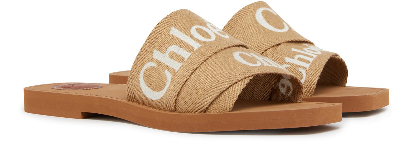 CHLOE Woody flat slides