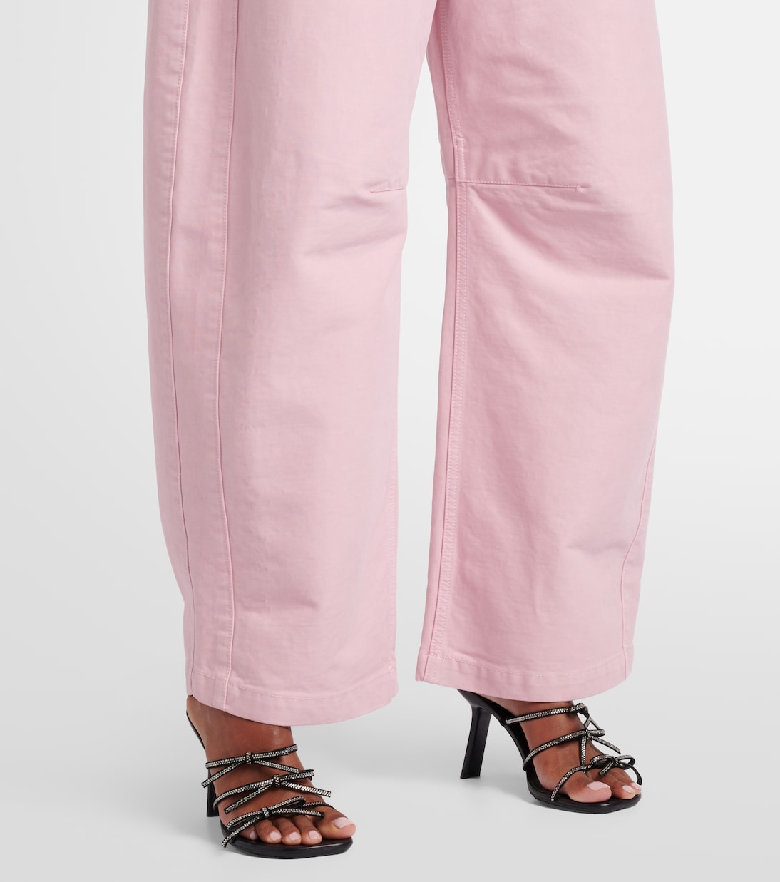 LOEWE Cotton barrel-leg pants