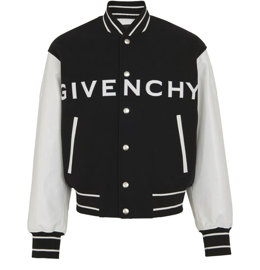 GIVENCHY Logo varsity jacket