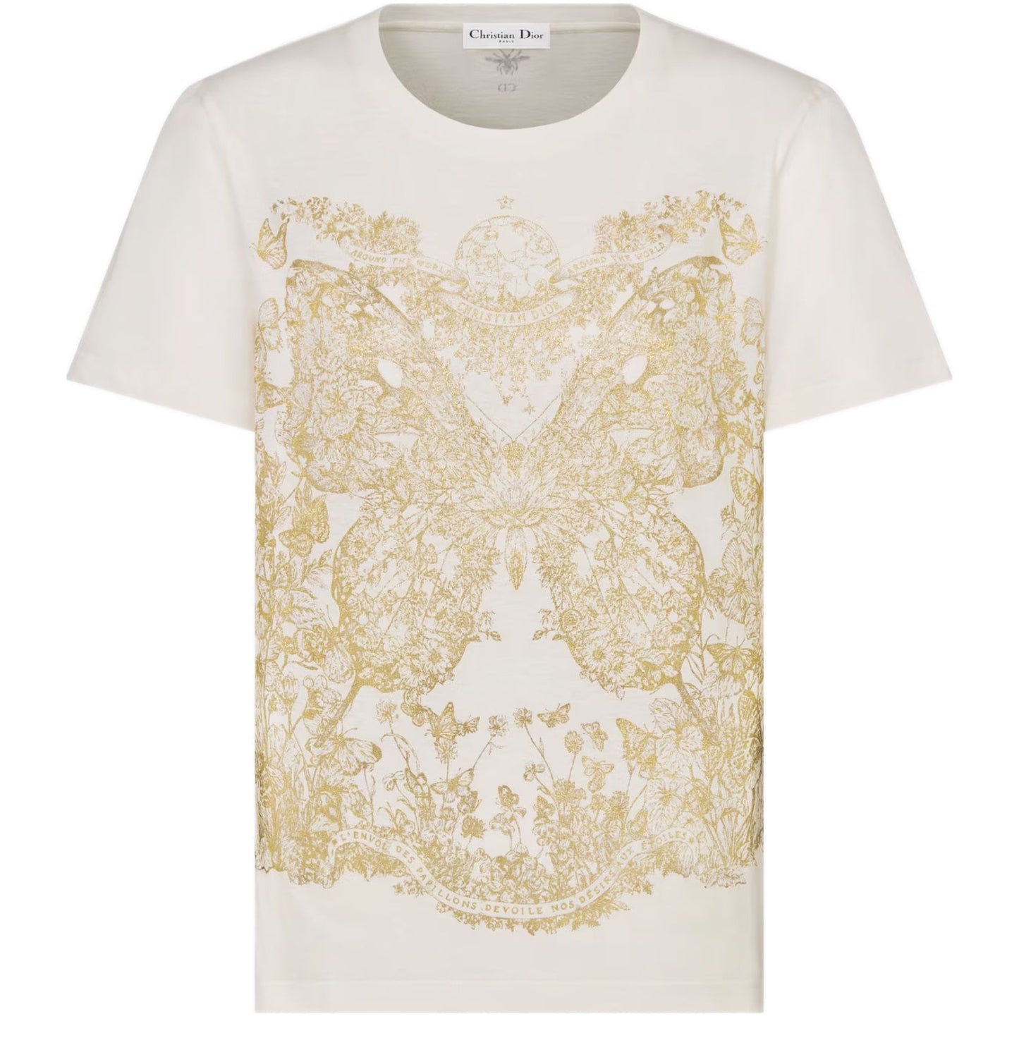 DIOR T-shirt imprimé papillon