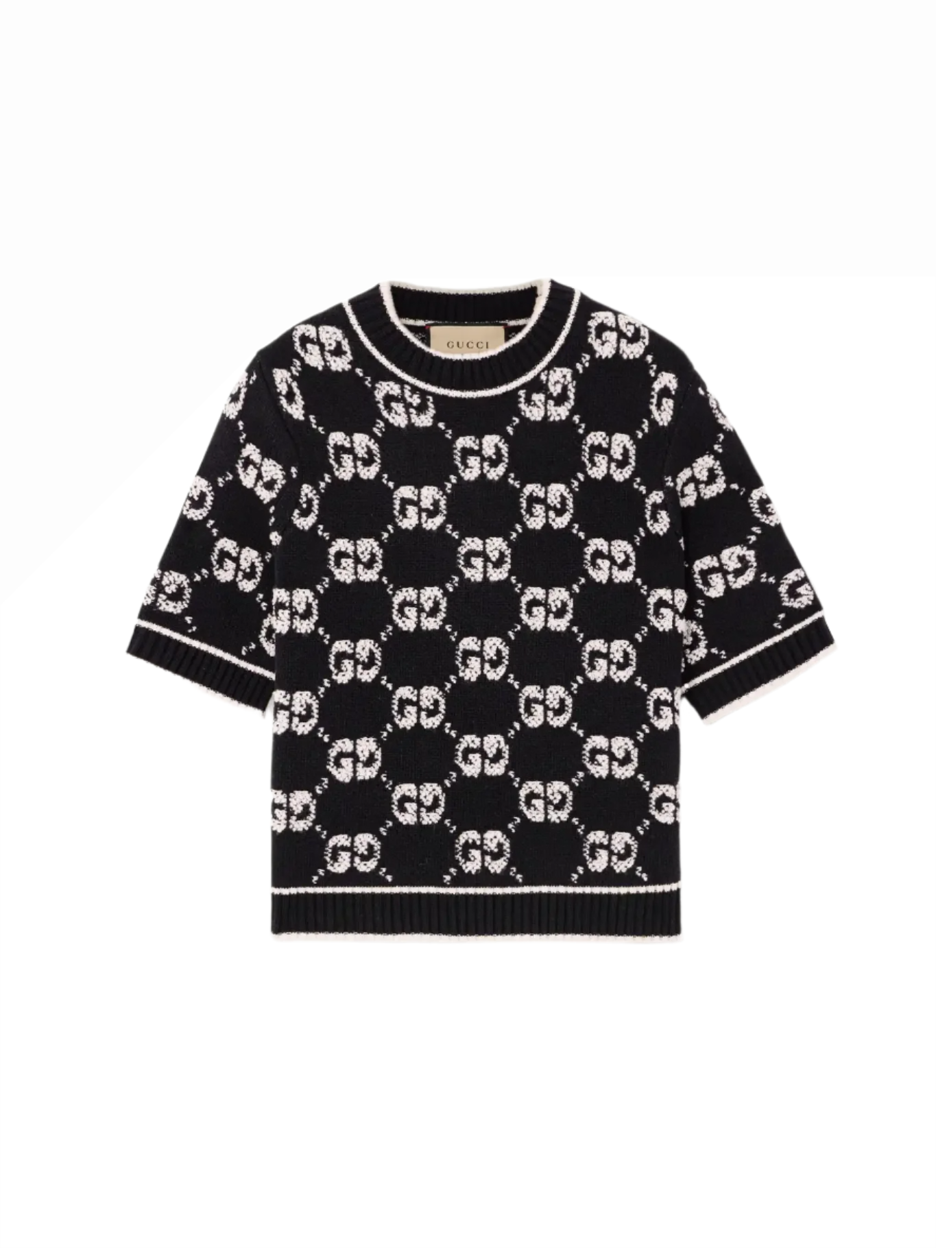 GUCCI Jacquard-knit wool-bouclé sweater